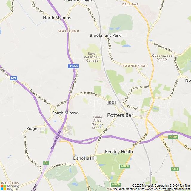 Potters Bar Express Tesco store locator