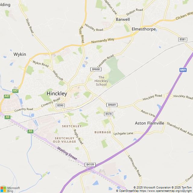 Hinckley Express Tesco store locator