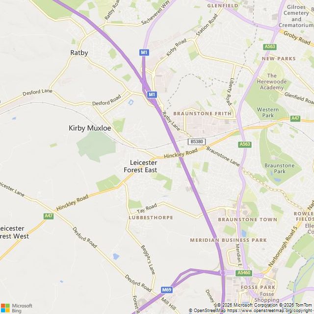 Leicester Forest East Express Tesco store locator