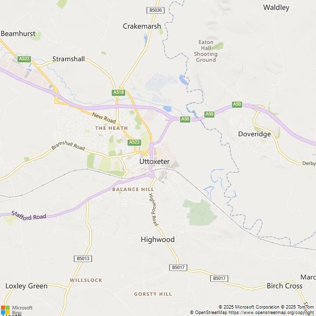 Uttoxeter Superstore Tesco store locator