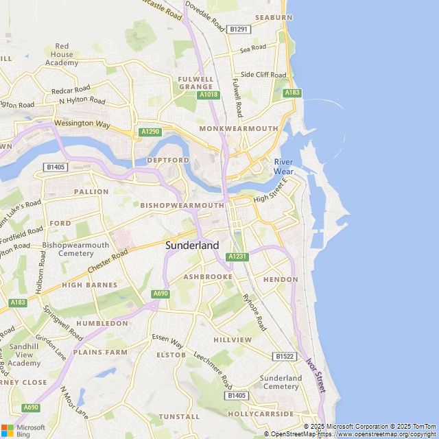 Sunderland Metro Tesco store locator