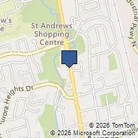 Map Aurora, ON L4G1P2, Canada