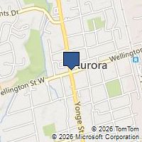 Map Aurora, ON L4G6J1, Canada