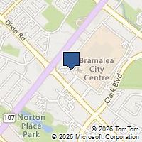 Map Brampton, ON L6T0E2, Canada
