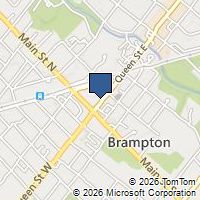 Map Brampton, ON L6V1A3, Canada