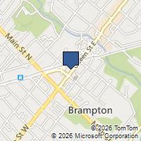 Map Brampton, ON L6V1A9, Canada