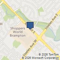 Map Brampton, ON L6Y1N7, Canada