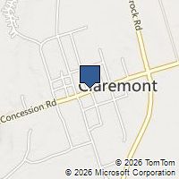 Map Claremont, ON L1Y1A2, Canada
