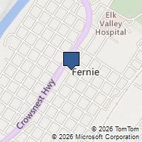 Map Fernie, BC V0B1M0, Canada