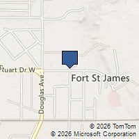 Map Fort St James, BC V0J1P0, Canada