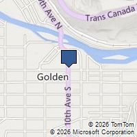 Map Golden, BC V0A1H0, Canada