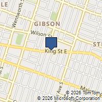 Map Hamilton, ON L8M1B1, Canada