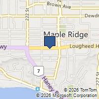 Map Maple Ridge, BC V2X2T4, Canada