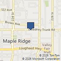 Map Maple Ridge, BC V2X3J9, Canada