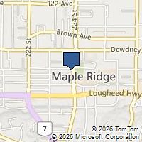 Map Maple Ridge, BC V2X6B2, Canada