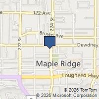 Map Maple Ridge, BC V2X6B4, Canada
