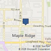 Map Maple Ridge, BC V2X7X7, Canada