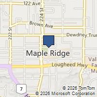 Map Maple Ridge, BC V2X8R9, Canada