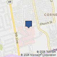 Map Markham, ON L6B1A1, Canada