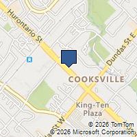 Map Mississauga, ON L5A2G9, Canada