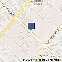 Map Mississauga, ON L5A3P1, Canada