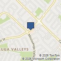 Map Mississauga, ON L5A3V9, Canada