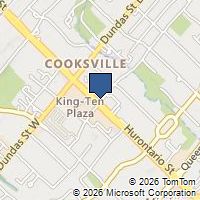 Map Mississauga, ON L5A4C8, Canada