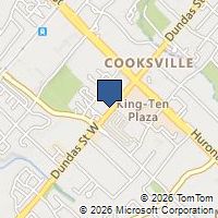 Map Mississauga, ON L5B1H7, Canada