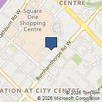 Map Mississauga, ON L5B1M7, Canada