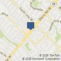 Map Mississauga, ON L5N7L7, Canada