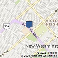 Map New Westminster, BC V3L2B8, Canada