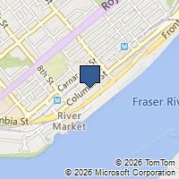 Map New Westminster, BC V3M1A9, Canada