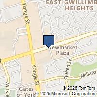 Map Newmarket, ON L3Y2M7, Canada