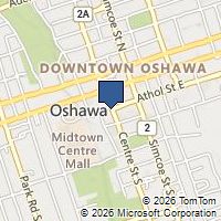 Map Oshawa, ON L1H3Z7, Canada
