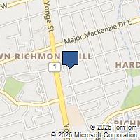 Map Richmond Hill, ON L4C9W7, Canada