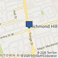 Map Richmond Hill, ON L4E1A5, Canada