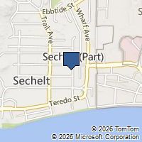 Map Sechelt, BC V0N3A0, Canada