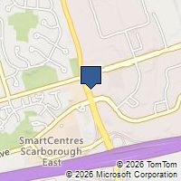 Map Toronto, ON M1B0A7, Canada