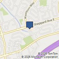 Map Toronto, ON M1B1K1, Canada