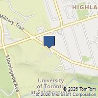 Map Toronto, ON M1C1A4, Canada