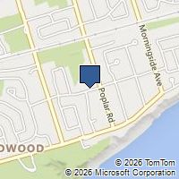 Map Toronto, ON M1E1S4, Canada