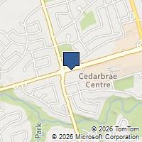 Map Toronto, ON M1H1A8, Canada