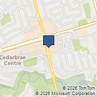 Map Toronto, ON M1H2A3, Canada