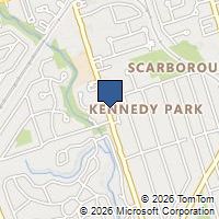 Map Toronto, ON M1K2B2, Canada