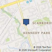 Map Toronto, ON M1K2B8, Canada