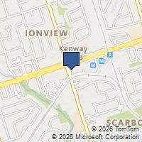 Map Toronto, ON M1K2C7, Canada