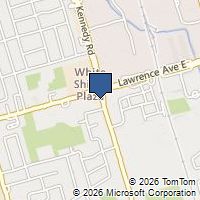 Map Toronto, ON M1P2K7, Canada