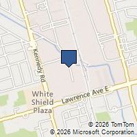 Map Toronto, ON M1P2N4, Canada