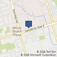 Map Toronto, ON M1P2R5, Canada