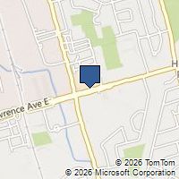 Map Toronto, ON M1P2S1, Canada